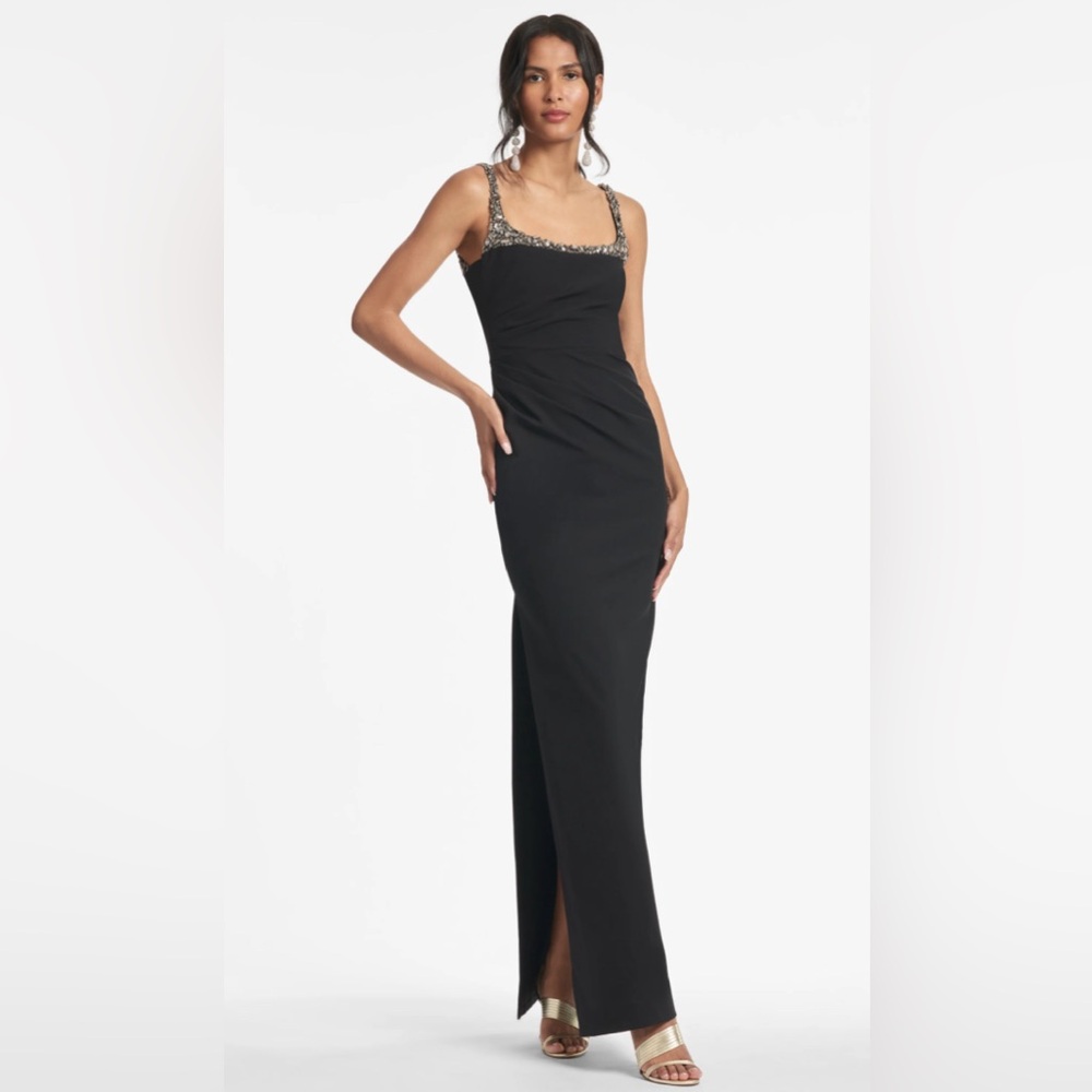 Sachin & Babi Sam Beaded Column Gown size 2